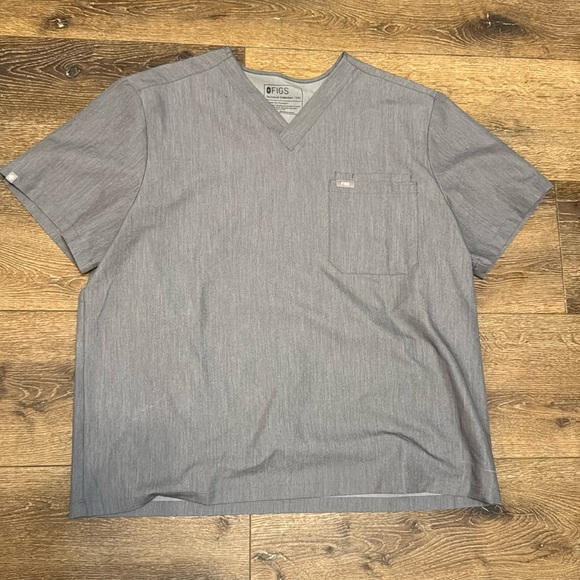 Figs men’s gray scrub top XXL NWOT‎ - Picture 1 of 3